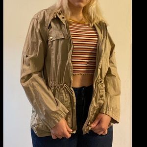 Beige Michael Kors lightweight Anorak jacket